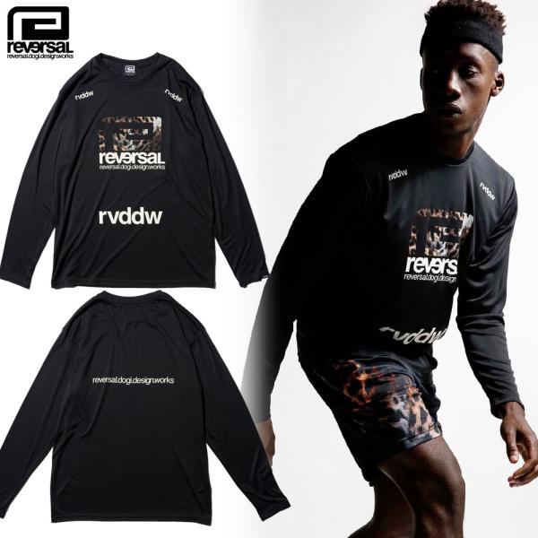 reversal/リバーサル ドライメッシュ Tシャツ 長袖 ロンT/LEOPARD BIG MAR...