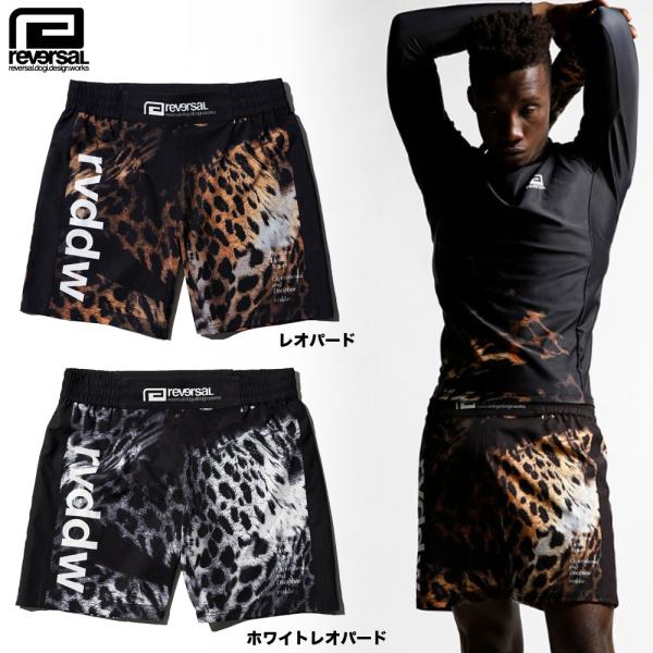 reversal/リバーサル ファイトショーツ ハーフパンツ/LEOPARD FIGHT SHORT...