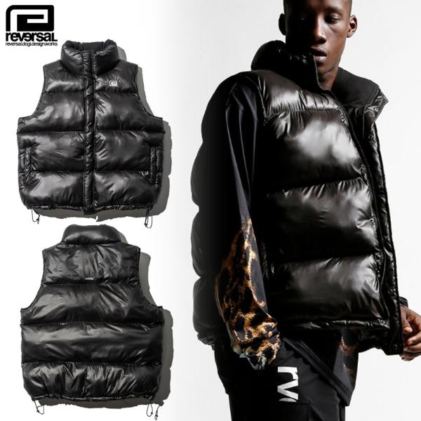 reversal/リバーサル ベスト/rvddw BLACK PUFFER VEST rv23aw3...