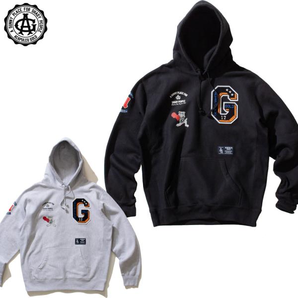Acapulco Gold/アカプルコゴールド｜プルオーバーパーカー/APPLIQUE HOODED...