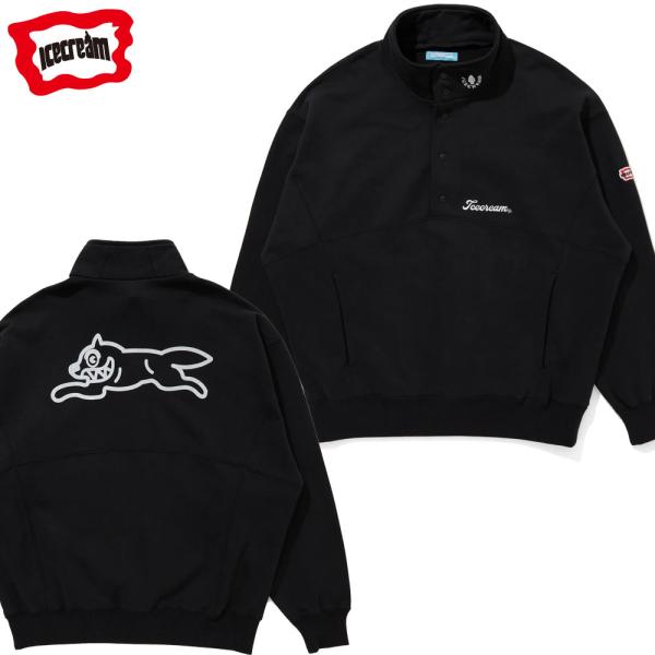 ICECREAM/ アイスクリーム｜ハーフジップ スウェット/SWITCHING HALF BUTT...