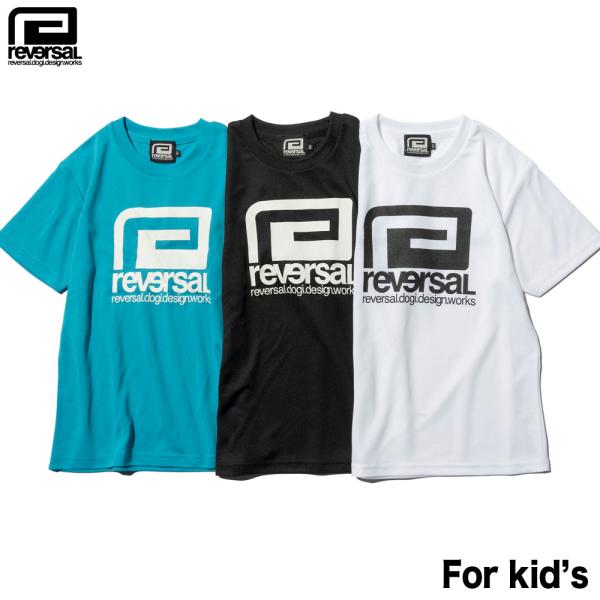 reversal/リバーサル｜キッズサイズ ドライ Tシャツ 半袖/KIDS BIG MARK DR...