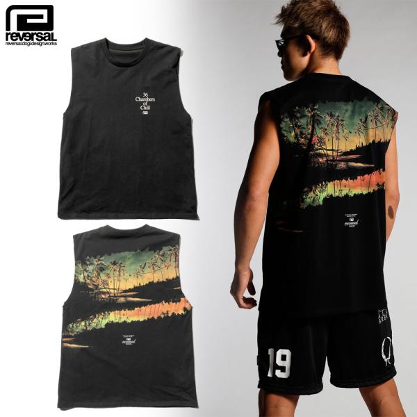reversal/リバーサル｜カットオフ ノースリーブ Tシャツ コットン/RESORT CUT O...