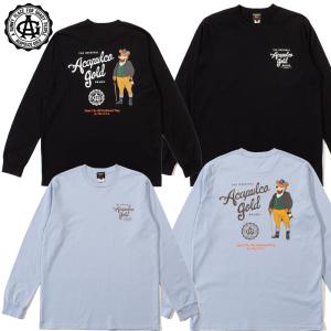 Acapulco Gold/アカプルコゴールド｜Tシャツ 長袖 ロングスリーブ ロンT/PARTY BEAR LS TEE AG SP24-04｜flagship