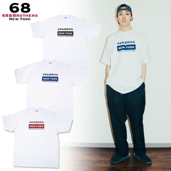 68＆BROTHERS/シックスティエイトアンドブラザーズ｜半袖 Tシャツ ヘビーウェイトコットン/...