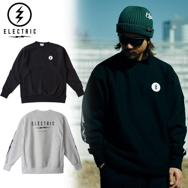 ELECTRIC /エレクトリック｜クルースウェット/ICON LOGO CREW E24FU07｜...