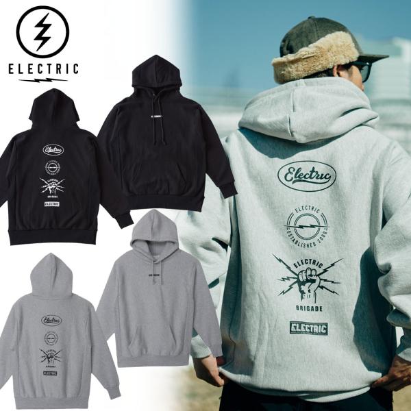 ELECTRIC /エレクトリック｜プルオーバーパーカー/LOGOS HOOD E24FU06｜パー...