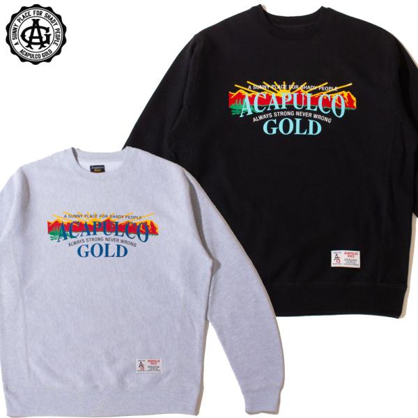 Acapulco Gold/アカプルコゴールド｜クルースウェット/MOUNTAIN RANGE CR...