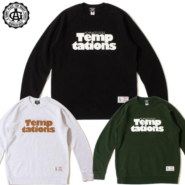 Acapulco Gold/アカプルコゴールド｜クルースウェット/TEMPTATIONS RAGLA...