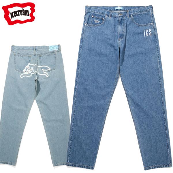 ICECREAM/ アイスクリーム｜デニムパンツ ジーンズ/TAPERED BAGGY DENIM ...