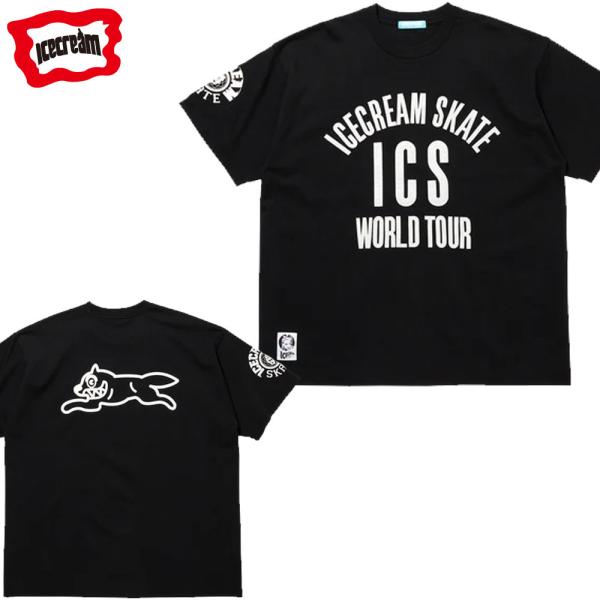 ICECREAM/ アイスクリーム｜Tシャツ 半袖 コットン/FELT LOGO COTTON T-...