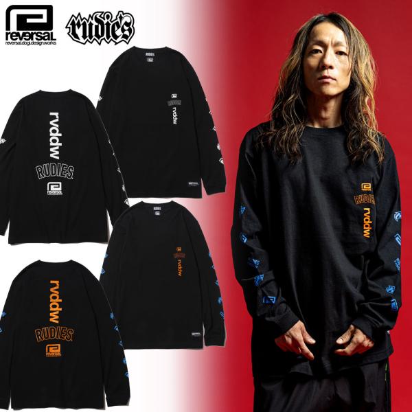 RUDIE'S/ルーディーズ reversal リバーサル コラボ Tシャツ 長袖 ロンT ロングス...