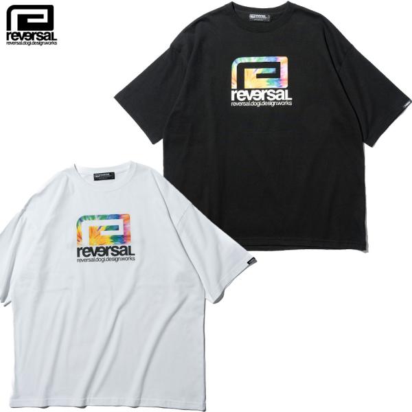 reversal/リバーサル｜ タイダイ ビッグマーク 半袖Tシャツ コットン/TIE DYE BI...