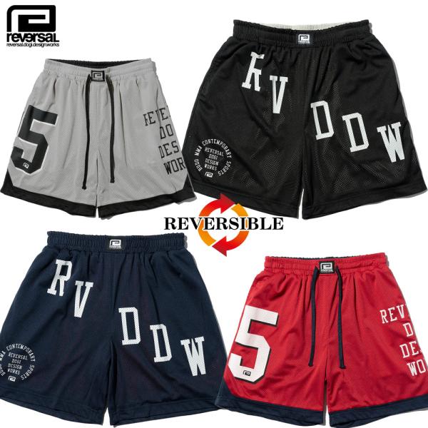 reversal/リバーサル｜ ハーフパンツ リバーシブル/REVERSIBLE MESH GAME...