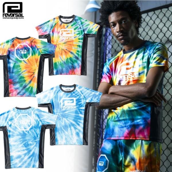 reversal/リバーサル｜ ロング ラッシュガード 長袖 /TIE DYE SHORT RASH...