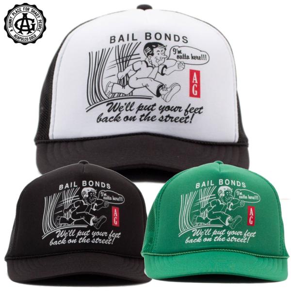 Acapulco Gold/アカプルコゴールド｜メッシュキャップ /BAIL BOND TRUCKE...