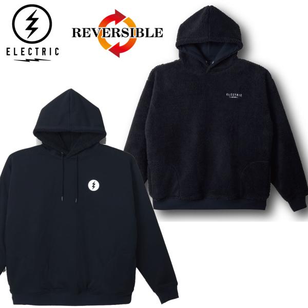 ELECTRIC /エレクトリック｜リバーシブル プルオーバーパーカー フーディー/ICON LOG...