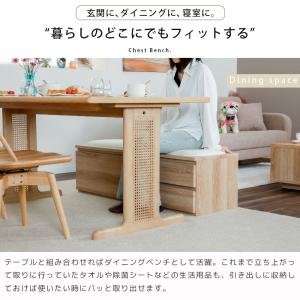 チェストベンチ おしゃれ 収納 かわいい 北欧...の詳細画像4