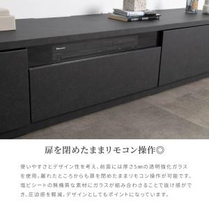 テレビ台 グレー 200cm ローボード テレ...の詳細画像3