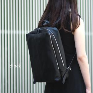 本革 2層式 リュック レディース メンズ 大...の詳細画像4