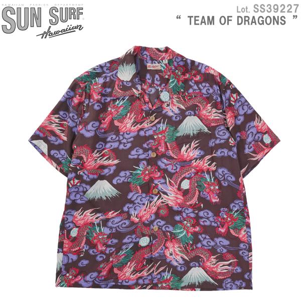 SS39227 サンサーフ アロハシャツ &quot;TEAM OF DRAGONS&quot; (SUN SURF) ...