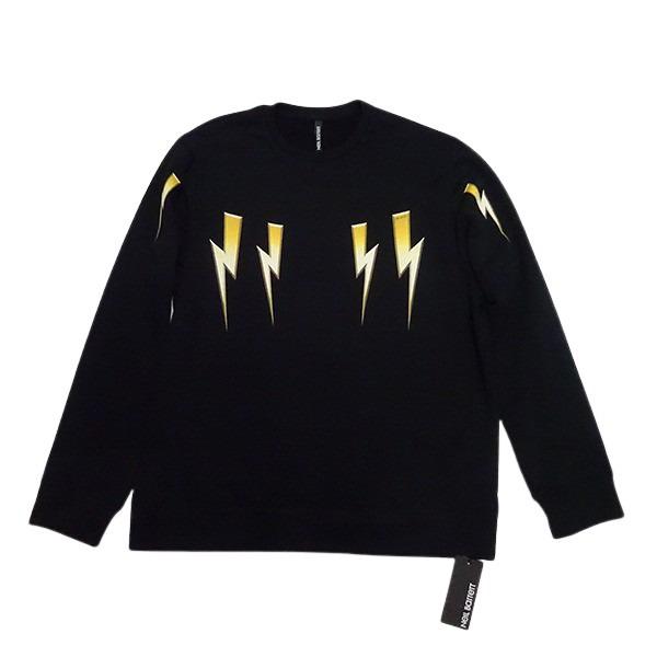 Neil Barrett ニールバレット サンダーボルト トレーナー サイズXXL ブラック タグ付...