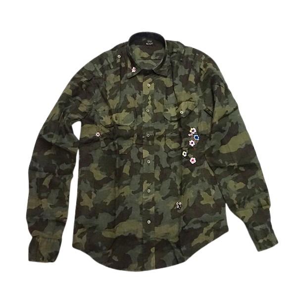 Koon クーン 迷彩柄 長袖シャツ サイズM イタリア製 メンズ ファッション 【未使用品】