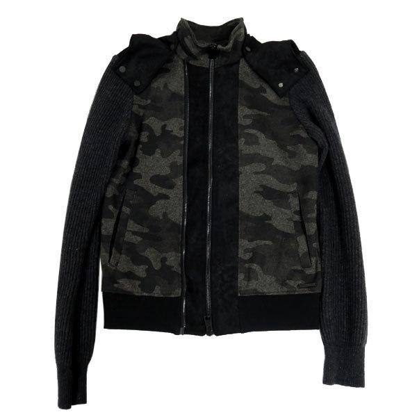 MESSAGERIE メッサジェリエ ジップアップブルゾン サイズL カモフラ イタリア製 メンズフ...