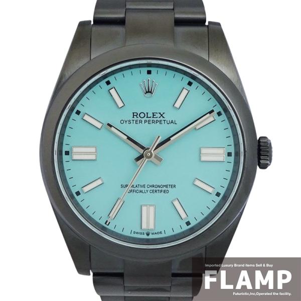 ROLEX ロレックス オイスターパーペチュアル 41 DLCコーテイングカスタム 124300 タ...