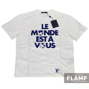 LOUIS VUITTON ルイヴィトン グラフィック コットンTシャツ 1AHCW6 ホワイト メンズ 【新品】