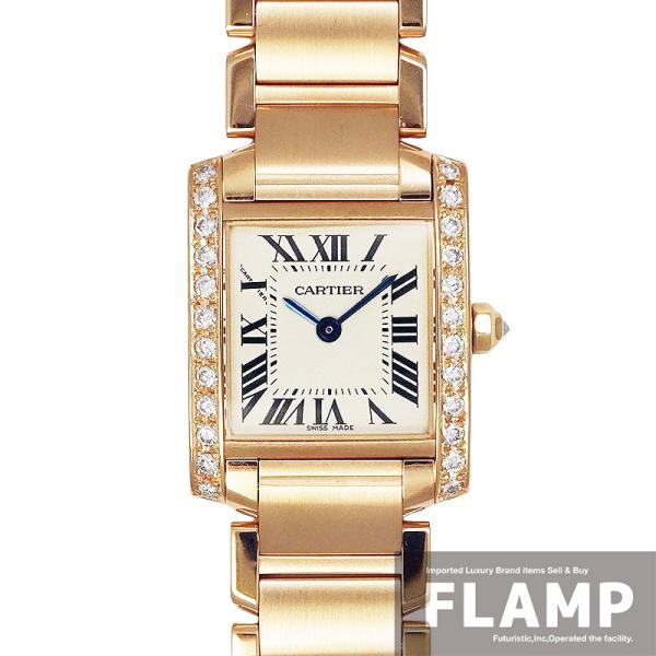 Cartier カルティエ タンクフランセーズSM W51008Q3/2384 PGコーティング ア...