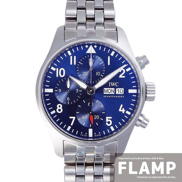 IWC アイダブリューシー パイロットウォッチクロノグラフ IW388102 41ｍｍ SS ブルー...