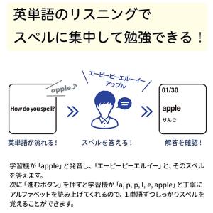 【マスクスタンド付】【保証期間1年】スペルで覚...の詳細画像3