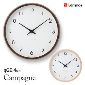 Lemnos カンパーニュ PC10-24W（campagne） 壁掛け電波時計/タカタレムノス/海外×｜flaner-y