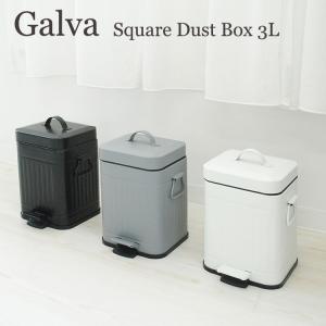 Galva スクエアダストボックス 3L/Square Dust Box（bcl）