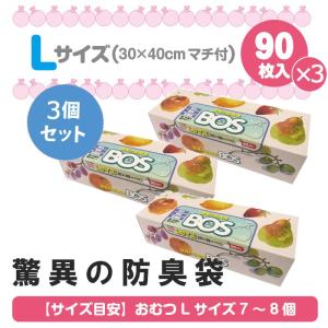 クリロン化成 驚異の防臭素材 臭わない袋BOS 透明グリーン 20L BOS