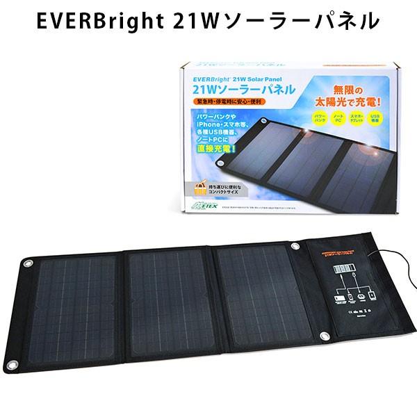 EVERBright 21Wソーラーパネル/メテックス/海外×