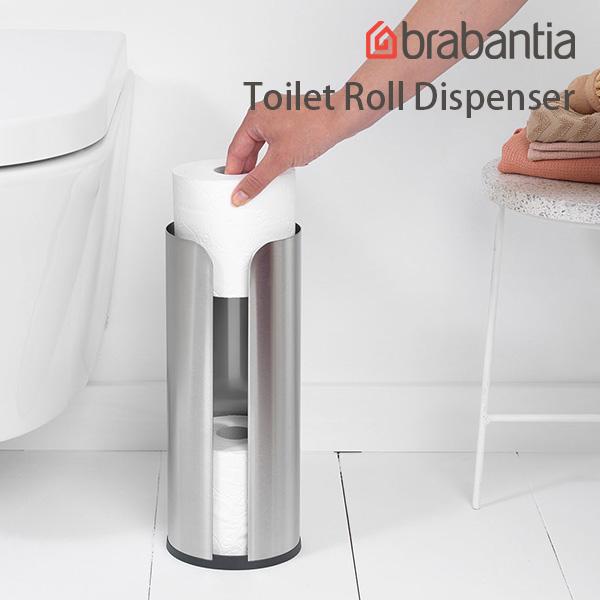 brabantia トイレットロール ディスペンサー Toilet Roll Dispenser ブ...