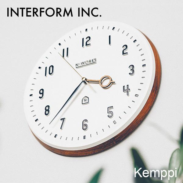 Kemppi ケンピ ウォールクロック CLー3931 壁掛け時計/INTERFORM インターフォ...