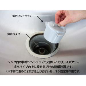純銅製 銅トラップ シンク排水管のぬめりを抑え...の詳細画像2