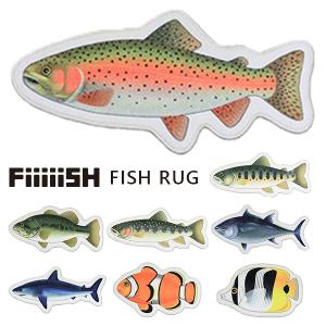 木彫り民芸品 TROUT オブジェ ニジマス 魚 釣り 手彫り アイヌ 民族