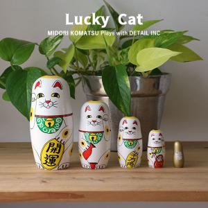 DETAIL Lucky Cat｜MIDORI KOMATSU マトリョーシカ 3415LU ラッキ...