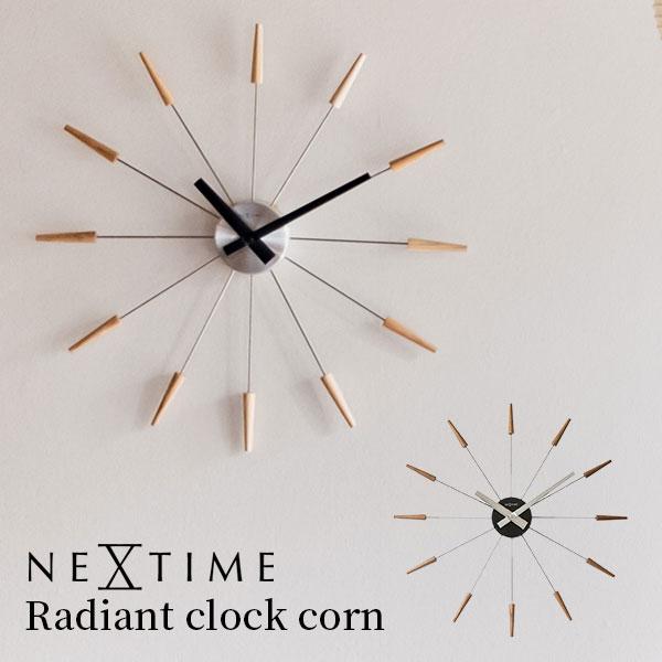 NEXTIME Radiant clock corn｜ラジアント クロック コーン ウォールクロック...