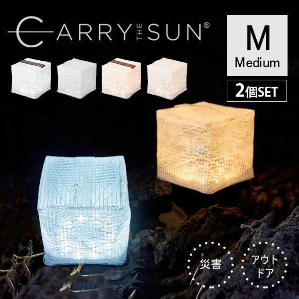 選べる2個セット Landport ソーラー充電 LEDランタン CARRY THE SUN キャリ...