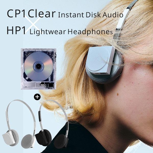 CP1Clear本体＋ヘッドフォンセット CDプレーヤー Instant Disk Audio Cl...