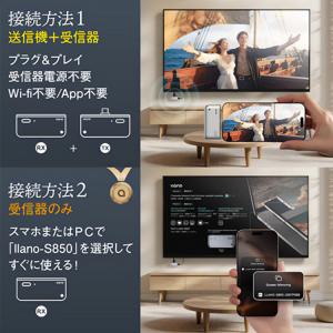 設置不要 即ミラーリング ワイヤレスHDMI ...の詳細画像5