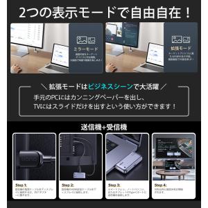 設置不要 即ミラーリング ワイヤレスHDMI ...の詳細画像4
