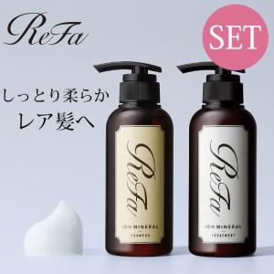 2点セット リファ イオンケア シャンプー 300ml トリートメント 290g ReFa イオン 頭皮ケア ダメージ補修（MTG）/海外×(DM)｜flaner-y