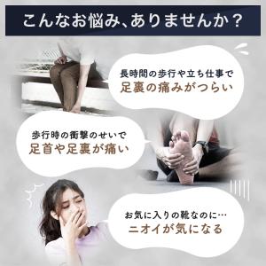 インソール 衝撃吸収 中敷き 偏平足 疲れない...の詳細画像1