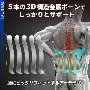 腰痛ベルト コルセット 腰サポーター 腰痛サポ...の詳細画像3